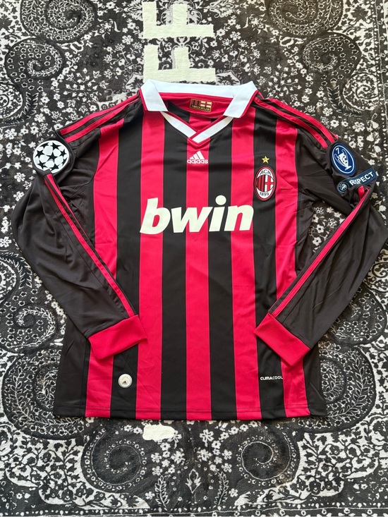 adidas Other - Ronaldinho #80 AC Milan 2009/10 Long Sleeve Jersey Retro - Men’s Sizes